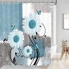 LunaLulinlk Floral Flower Shower Curtain - 3 of 3