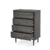 Christopher Knight Home Nystrom Mid Century Modern Faux Wood 4 Drawer Dresser - 4 of 4