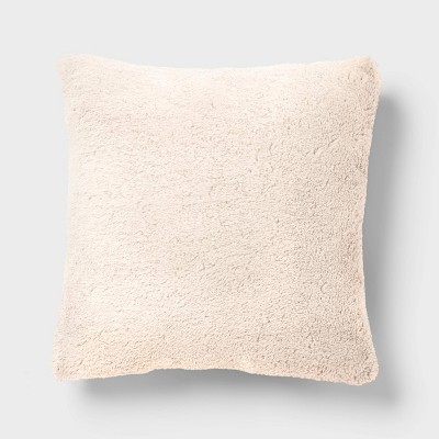 Cozy Faux Shearling Decorative Throw Pillow - Room Essentials™