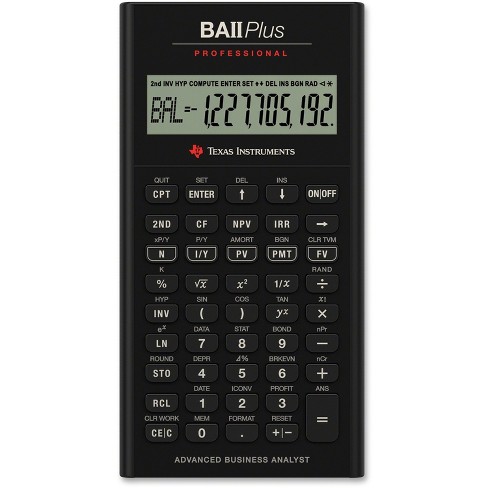 Texas Instruments Baii Plus Calculator : Target