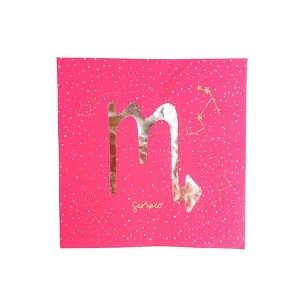 Jollity & Co. - Zodiac Scorpio Large Napkins - Pack of 16 Paper Napkins - 1 of 3