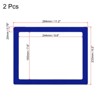 Unique Bargains PVC Magnetic Picture Photo Frame 2 Pcs - 2 of 4
