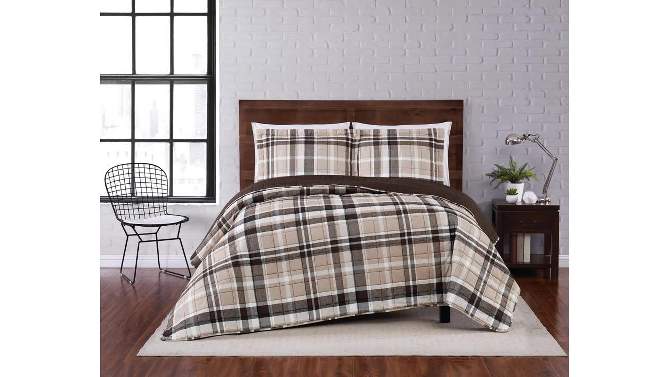 Paulette Plaid Quilt Set Taupe - Truly Soft, 2 of 6, play video