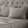 Egyptian Cotton 400 Thread Count Solid Pillowcases Set of 2 by Blue Nile Mills - 2 of 3