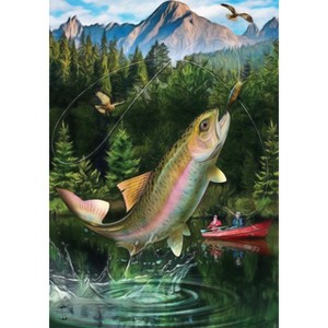Briarwood Lane Summer Garden Flag 12x18 For Outdoor Gone Fishing For Summer Garden Flag Flags For Outside - 1 of 4