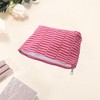 Unique Bargains Knitted Stripes Makeup Bag 1 Pc - 3 of 4