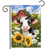 Briarwood Lane Summer Garden Flag 12x18 For Outdoor Cute Cow For Summer Garden Flag Flags For Outside - 2 of 4