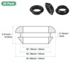 Unique Bargains Rubber Corrosion-Resistant Snap-in Locking Hole Plugs Black - 3 of 4