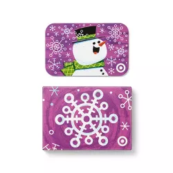 Snowflake Snowman Target Gift Card + Free Gift Box
