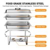 GustoWave Chafing Dish , 8 QT Food Servers and Warmers Stainless Steel Chafing Dish Buffet Set with Water Pan - 4 of 4