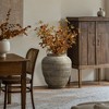 LuxenHome Vintage Pottery Brown 17.32-Inch Tall Round Ceramic Vase - 3 of 4