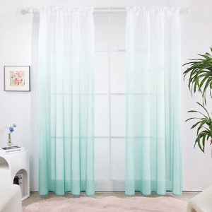 Deconovo Ombre Sheer Curtain Panel Pair(2 Panel) - 1 of 4