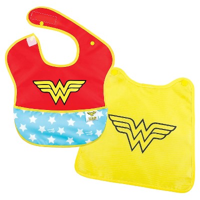 Bumkins Wonderwoman Waterproof Superbib with Cape