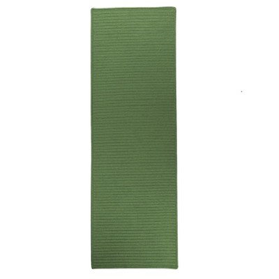 Colonial Mills Reversible Flat-Braid (Rect) Runner - Moss Green 2'4"x6'