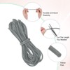 Unique Bargains Hollow Pipe Tubing Rubber Cord Silicone Elastic Durable Flexible Beading Cord 1 Pc - 2 of 4