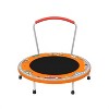 Okak 36IN Toddler Trampolines, Mini Trampoline with Padding Handle and Spring Cover, Kids Trampolines for Indoor and Outdoor Use - 2 of 4