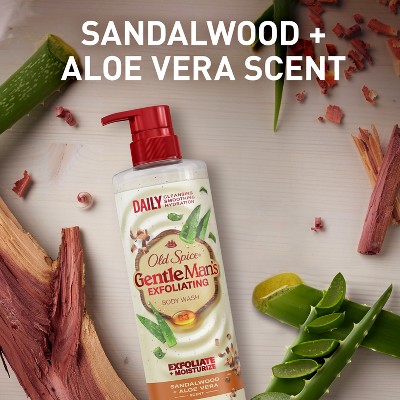 Old Spice GentleMan&#39;s Collection Exfoliating Body Wash - Sandalwood &#38; Aloe Vera - 18 fl oz_3