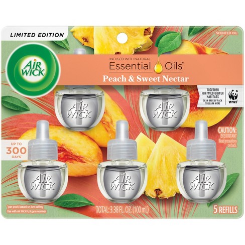 Air Wick Scented Oil - Peach And Sweet Nectar - 3.38 Fl Oz : Target