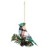 Gibson Holiday Bird Ornament 4 Piece Set in Red and Green - 2 of 4
