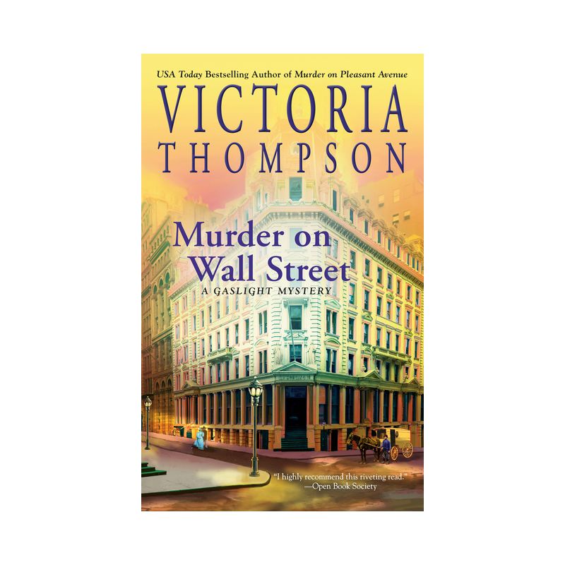 Murder on Wall Street - (Gaslight Mystery) by  Victoria Thompson (Paperback), 1 of 2