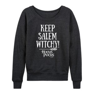 Women's - Hocus Pocus - Keep Salem Witchy Lightweight French Terry Slouchy - 1 of 4