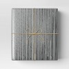 30” 25 sq ft Christmas Roll Wrap Dripping Silver on Grey - Wondershop™ - 2 of 3