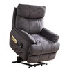 Large Power Lift Recliner Chair With Massage & Heat, Overstuffed Wide Recliners, Heavy Duty Motion Reclining Mechanism For Seniors Relaxation - 3 of 4
