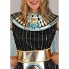 HalloweenCostumes.com Medium  Women  Adult Cleopatra Teal Costume, Black/Purple/Blue - 4 of 4