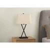 Monarch Specialties Lighting 25inchH Table Lamp Usb Port Included Black Metal Beige Shade Transitional - 2 of 4