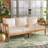 Owen 3 Seater Sofa - Indoor/Outdoor - PAT7091 - Natural/Taupe - Safavieh - 2 of 4