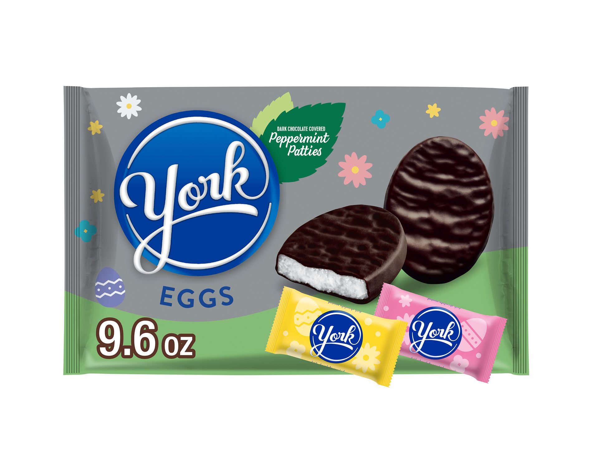 York Dark Chocolate Peppermint Eggs Easter Candy - 9.6oz