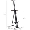 NAYSAYE Exercise Trainer Vertical Climber Cardio and Muscle Toning Adjustable Home Gym Fitness Equipment, Black, 35.8"*26.8"*70.9" - 3 of 4
