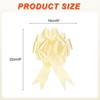 Unique Bargains Large Pull Bow Bright Elegant Gift Wrapping Bows for Wedding 20 Pcs - 2 of 4