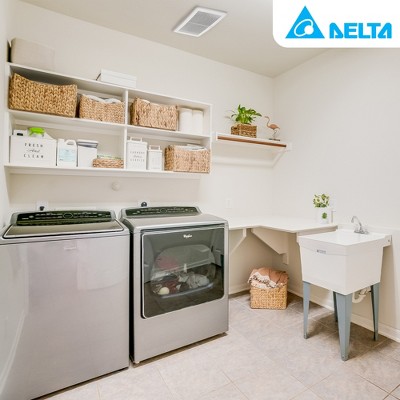 White Slim Energy Star Bathroom Exhaust Fan with Humidity Sensor