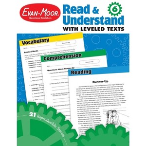 Read and Understand with Leveled Texts, Grade 6 Teacher Resource - (Read & Understand with Leveled Texts) by  Evan-Moor Educational Publishers - 1 of 1