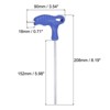 Unique Bargains CR-V Steel T-Handle Metric Dual End Hex Wrenches 2 Pcs - 2 of 4