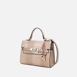 MKF Collection Naomi Vegan Crocodile Leather Women’s Satchel Bag by Mia K - 1 of 4