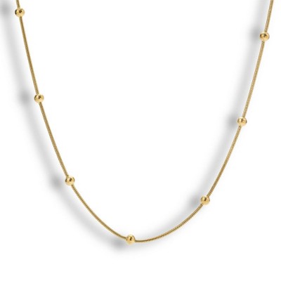 EVRY JEWELS WATERPROOF Gold or Silver Plated Porto Necklace