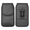 LUXMO Medium Vertical Universal Nylon Pouch w/ Dual Card Slots - Black - 2 of 4