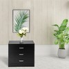 KTMBDW 3 Drawer Dresser for Bedroom, Black - 2 of 4