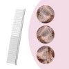 Unique Bargains Pet Grooming Comb for Cat Dogs 7.48"x1.38" Silver Tone 1 Pc - image 2 of 4