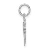 Black Bow Jewelry 14k White Gold Polished Daddy's Little Girl Charm or Pendant, 15mm - 2 of 4