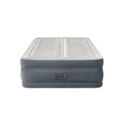 Flash Furniture Queen Size 18 inch Air Mattress with Internal Electric Pump  - Blue, ETL Certified, Carrying Case Included