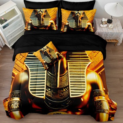 Comforter Set Bed in a Bag – Soft All Season Bedding with Sheets, Pillowcases & Cushion Cover, Lightweight Cozy Quilt