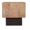 HomeRoots 22" Black And Brown Solid Wood Square End Table - 4 of 4