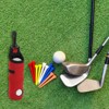 Unique Bargains Neoprene Waist-Mounted Lightweight Golf Ball Carry Bags 2 Pcs - 4 of 4