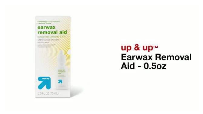Earwax Removal Aid - 0.5oz - up &#38; up&#8482;, 2 of 5, play video