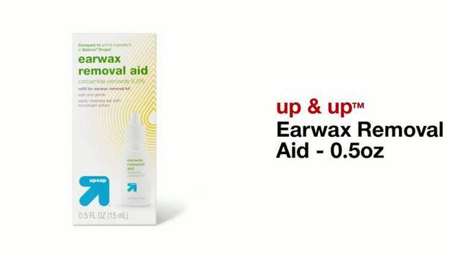 Earwax Removal Aid - 0.5oz - up &#38; up&#8482;, 2 of 5, play video