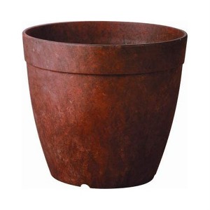 Novelty Artstone Dolce Round Pot Flower Planter - 1 of 2
