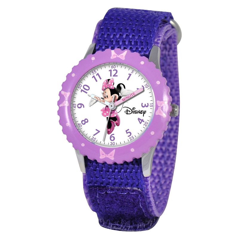 Disney Kid&#39;s Minnie Watch - Purple, 1 of 8
